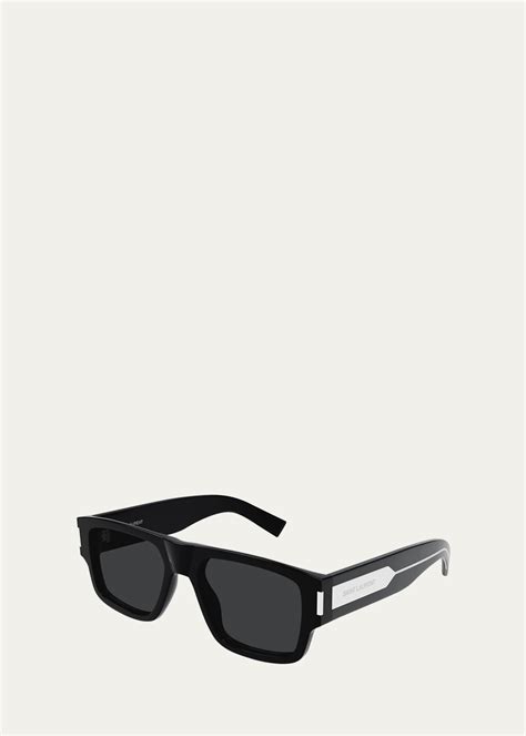 Saint Laurent Men's SL 659 Acetate Rectangle 